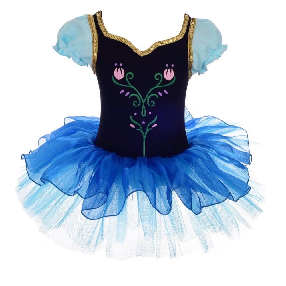 Blue and Black Kids Costume Dress